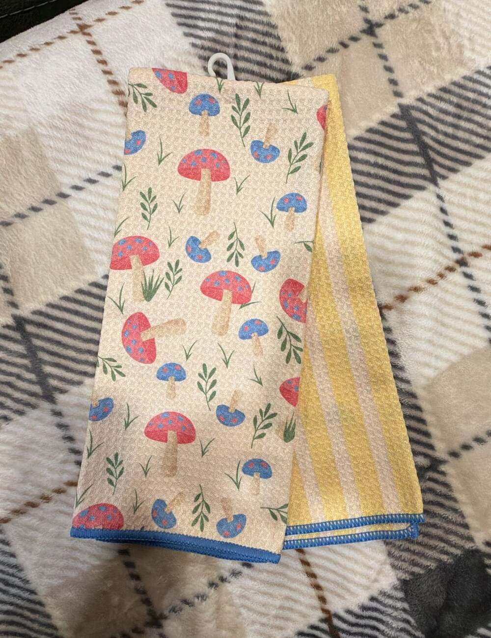Home Domestics Reversible Terry Kitchen Towel Mushroom Woodland